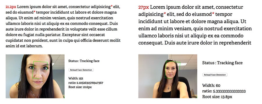 Imagen de Responsive Typography with Viewing Distance Detection